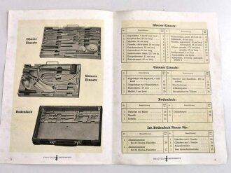 Sezierbesteck Wehrmacht, sehr guter Zustand