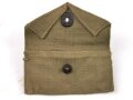 U.S. WWII Bandage pouch. Khaki, dated 1942, used