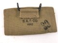 U.S. WWII Bandage pouch. Khaki, dated 1942, used