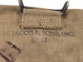 U.S. WWII Bandage pouch. Khaki, dated 1942, used