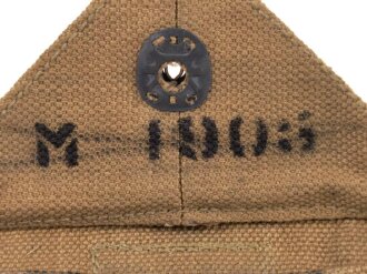 U.S. WWII Bandage pouch. Khaki, dated 1942, used