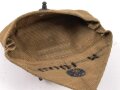 U.S. WWII Bandage pouch. Khaki, dated 1942, used