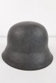 Stahlhelm Glocke Wehrmacht Heer Modell 1942. Originallack, EF68, das Innenfutter selbstgebastelt