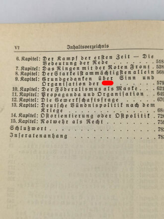 Adolf Hitler "Mein Kampf" blaue Volksausgabe von 1937, mit Widmung eines Hauptmann und Kompanie Chef von 1937.