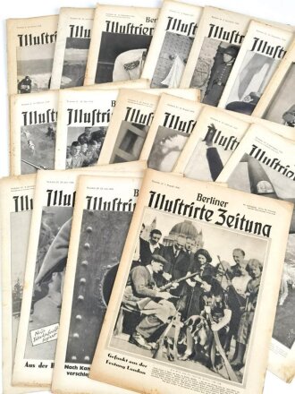 18 Ausgaben " Berliner Illustrierte Zeitung" Nicht auf Vollständigkeit und Zustand überprüft