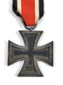 Eisernes Kreuz 2. Klasse 1939 am Band, Hakenkreuz mit voller Schwärzung, ungereinigtes Stück