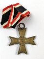 Kriegsverdienstkreuz 2. Klasse 1939 ohne Schwerter mit Band, Zink bronziert