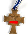 Ehrenkreuz der Deutschen Mutter ( Mutterkreuz ) in Bronze am Band