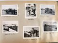 Afrikakorps, Fotoalbum eines Angehörigen wohl 90. Leichte Afrikadivision mit 4 eingeklebten Feldpostbriefen mit Palmenstempeln