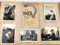 Afrikakorps, Fotoalbum eines Angehörigen wohl 90. Leichte Afrikadivision mit 4 eingeklebten Feldpostbriefen mit Palmenstempeln