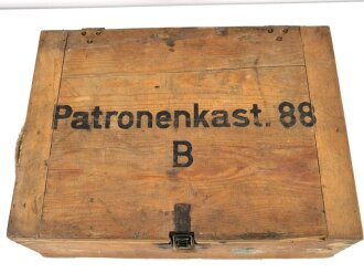 Patronenkasten 88 der Wehrmacht, Packzettel von 1945....