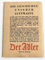 Adler-Liederheft "Liederbuches der Luftwaffe" DIN A6, 32 Seiten