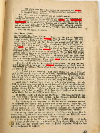 "Führer des Dritten Reichs!" Clemens von Caramon, Berlin 1932, 30 Seiten, DIN A5, stark gebraucht