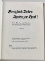 "Grenzland Baden Spaten zur Hand" Vom Werden und Schaffen des Arbeitsgaues XXVII Baden, 1939, 340 Seiten, DIN A4, gebraucht, Einband lose