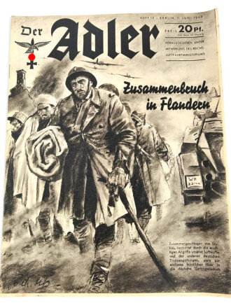 Der Adler "Zusammenbruch in Flandern", Heft Nr. 12, 11. Juni 1940