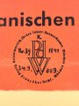 Die Parole der Woche, Wandzeitung "13 Millionen Bruttoregistertonnen" Folge 39 vom 24. September 1941, stark gebraucht und gefaltet, Maße 83x120 cm