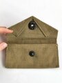 U.S. WWII Bandage pouch. Khaki, dated 1942, used