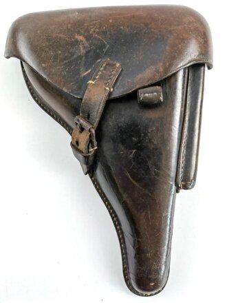 Pistolentasche / Koffertasche Pistole P08 der Wehrmacht. gebraucht, datiert 1942