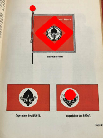 Organisationsbuch der NSDAP, 7.Auflage 1943. Einband defekt, sonst gut