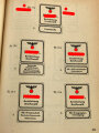 Organisationsbuch der NSDAP, 7.Auflage 1943. Einband defekt, sonst gut