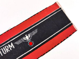 Armbinde" Deutscher Volkssturm Wehrmacht", sehr guter Zustand, unkonfektioniertes Stück