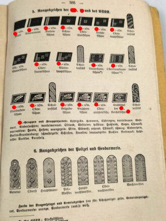 "Der Dienstunterricht im Heere, Ausgabe für den Nachrichtensoldaten" Jahrgang 1941, 385 Seiten, DIN A5, stark gebraucht