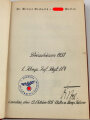 "Hitlers wollen" Nach Kernsätzen aus seinen Schriften und Reden, von Werner Siebarth, mit Widmung von 1938, 319 Seiten, DIN A5, gebraucht