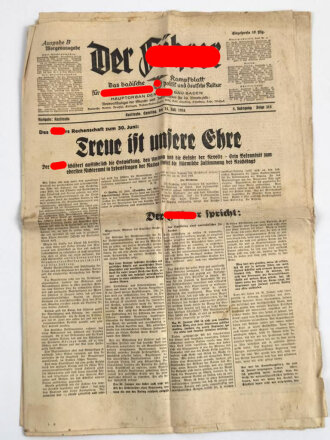 "Der Führer" Das badische Kampfblatt...