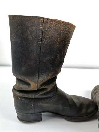 1.Weltkrieg, Paar Marschstiefel für Mannschaften. getragenes, ungereinigtes Paar in gutem Gesamtzustand. Sohlenlänge 27,5cm,