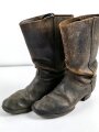 1.Weltkrieg, Paar Marschstiefel für Mannschaften. getragenes, ungereinigtes Paar in gutem Gesamtzustand. Sohlenlänge 27,5cm,