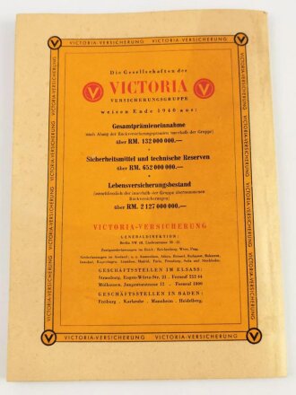 "Oberrheinischer Heimatkalender 1942 - Für Baden und das Elsaß" 159 Seiten, gebraucht