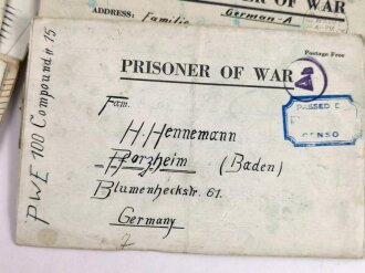 34 Stück Kriegsgefangenenkarten / Prisoner of war...