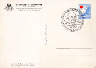 Ansichtskarte Zeppelinpost Ausstellung Konstanz am...