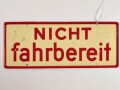 Schild für KFZ Instandsetzungseinheiten der Wehrmacht 10 x 25cm