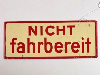 Schild für KFZ Instandsetzungseinheiten der Wehrmacht 10 x 25cm