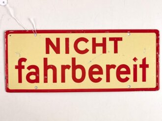 Schild für KFZ Instandsetzungseinheiten der...