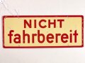 Schild für KFZ Instandsetzungseinheiten der Wehrmacht 10 x 25cm