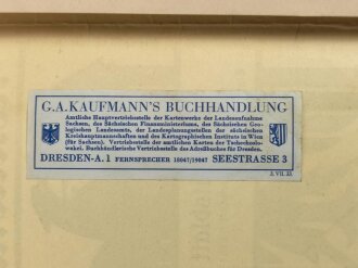 Reichskarte, Einheitsblatt 122, Bad Orb - Schweinfurt - Lohr - Würzburg