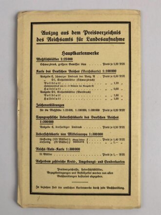 Reichskarte, Einheitsblatt 53, Königsberg i. d. Rm. - Pnritz - Soldin