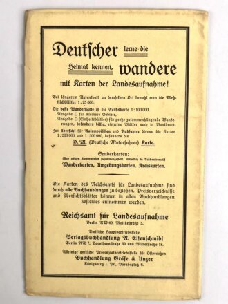 Reichskarte, Einheitsblatt 84, Paderborn - Arolsen