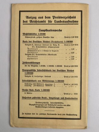 Reichskarte, Einheitsblatt 23, Greifenberg i. Pom. - Tretow a. d. Rega - Wollin