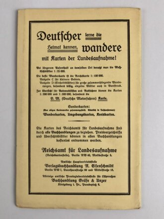 Reichskarte, Einheitsblatt 28, Elbing - Wormditt - Mohrungen