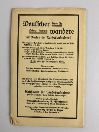 Reichskarte, Einheitsblatt 32, Wesermpnde - Bremerhaven