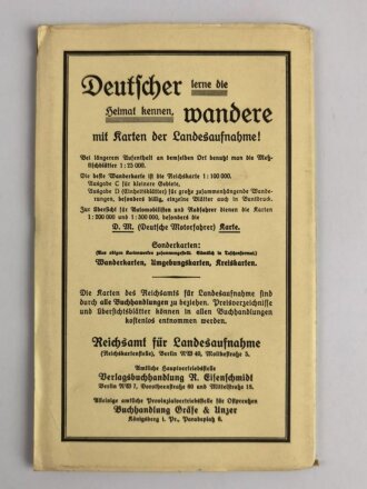 Reichskarte, Einheitsblatt 15, Königsberg i. Pr. - Wehlau - Pr. Enlau