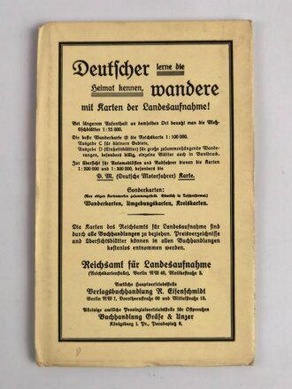 Reichskarte, Einheitsblatt 5, Umgebung von Tilsit