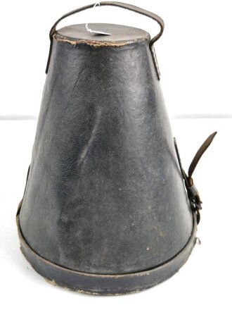 Kaiserreich, Koffer für eine Pickelhaube. Gebraucht, Höhe 27cm