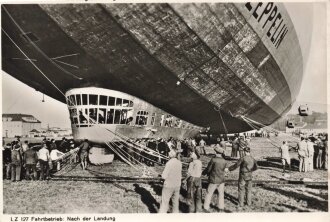 LZ 127 Fahrtbetrieb: "Nach der Landung" Kauffoto 10 x 15cm