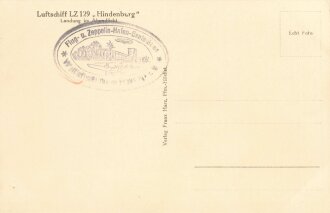 Ansichtskarte "Luftschiff LZ 129 Hindenburg"