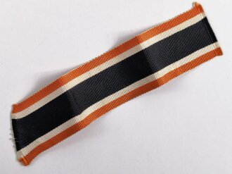 Frühes orangenes Band für das Kriegsverdienstkreuz 2. Klasse, , Länge 14 cm