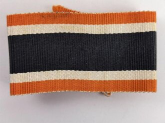 Frühes orangenes Band für das Kriegsverdienstkreuz 2. Klasse, , Länge 14 cm